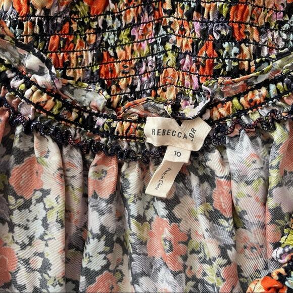 Rebecca Taylor Off Shoulder Moonlight Romper Size 10 NWOT - Picture 10 of 12